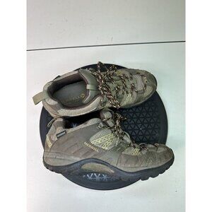 Merrell Siren Sport Gore-Tex Brindle Olive Leather Hiking Trail Shoes Women's 7